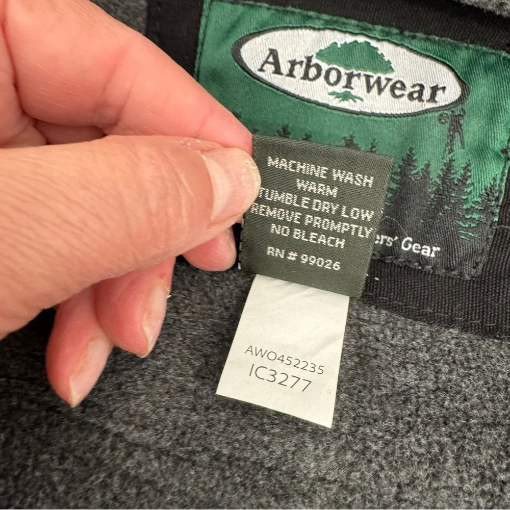 NWT Arborwear Juniper Vest Women’s S Moss Fleece Outdoor Hiking Mock Neck